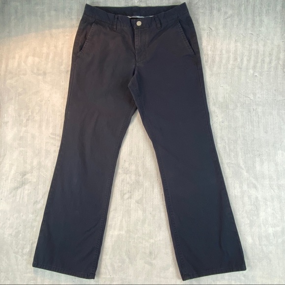 Bonobos Boot Fit Washed Chinos Size 31x30 100% Cotton Dark Blue - Picture 2 of 11